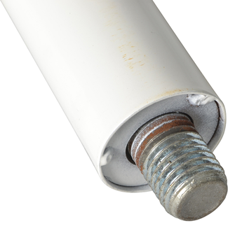 Adjustable Speaker Pole M20 Fixing White 